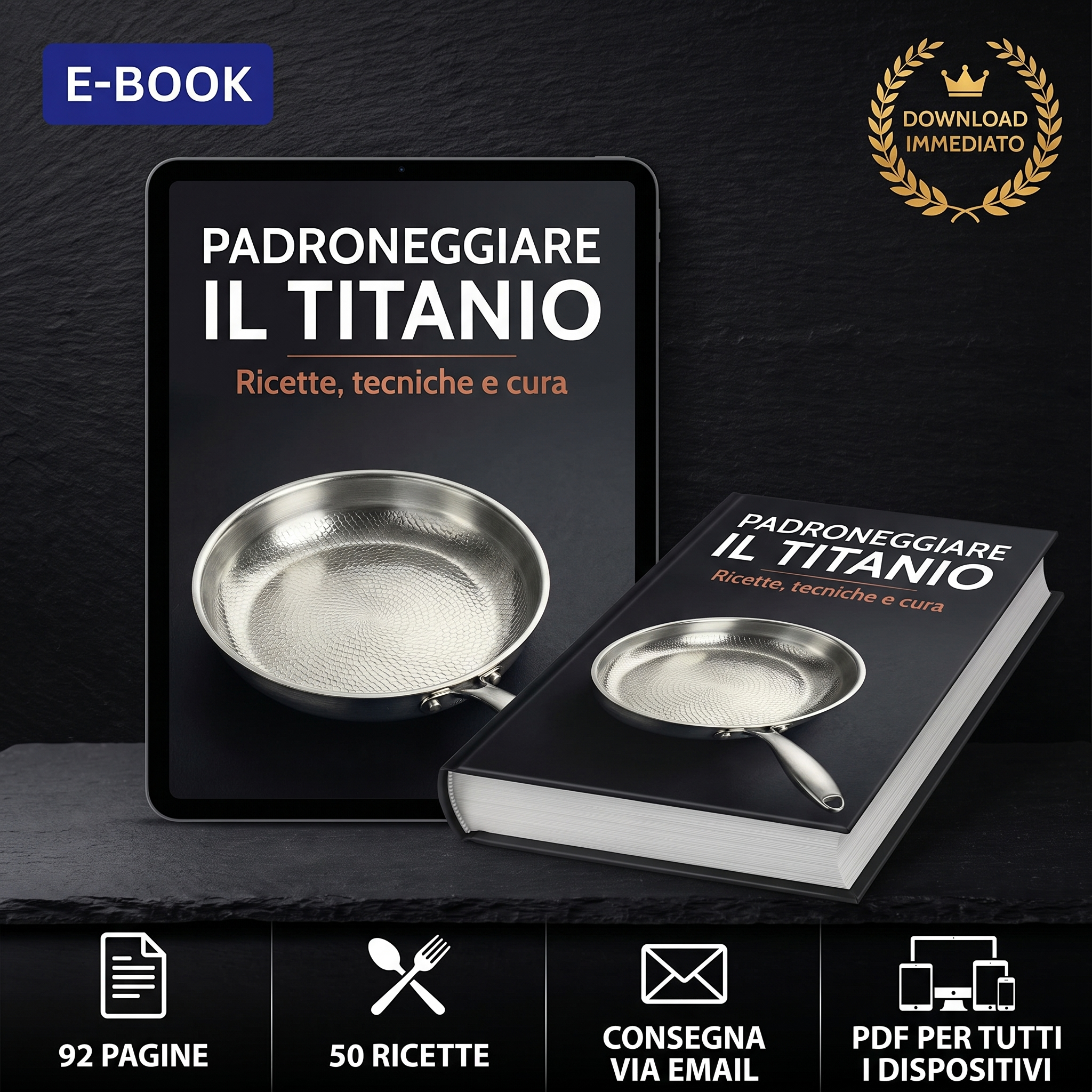 E-book Padroneggiare il titanio – 92 pagine, 50 ricette, download immediato in PDF