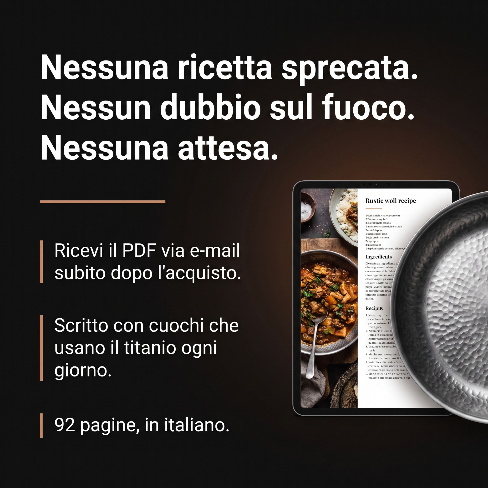 Consegna via e-mail subito dopo l'acquisto, 92 pagine in italiano